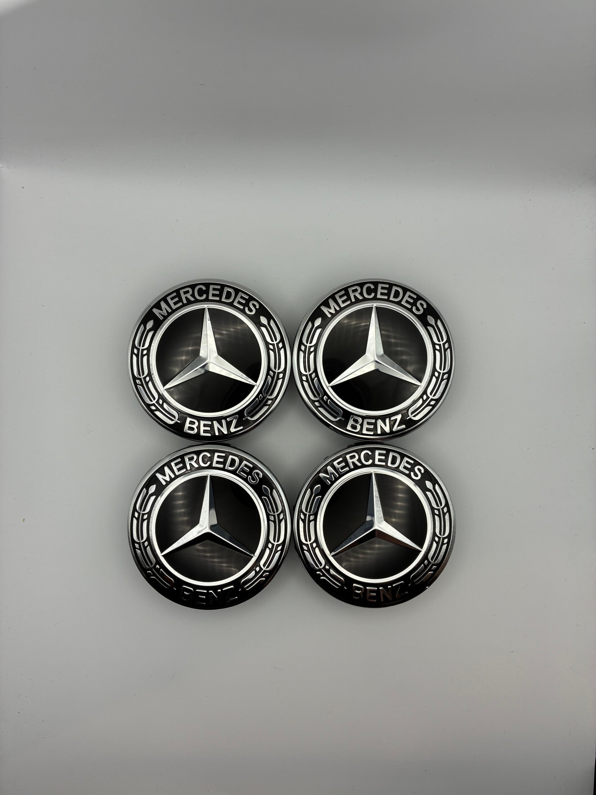 Mercedes Benz 75mm Felgendeckel Emblem A B C E S ML GLS SLK GLC