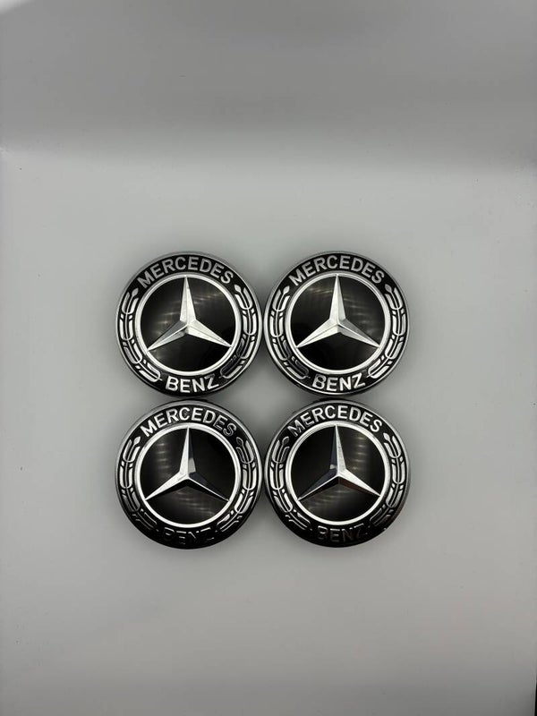 Mercedes Benz 75mm Felgendeckel Emblem A B C E S ML GLS SLK GLC