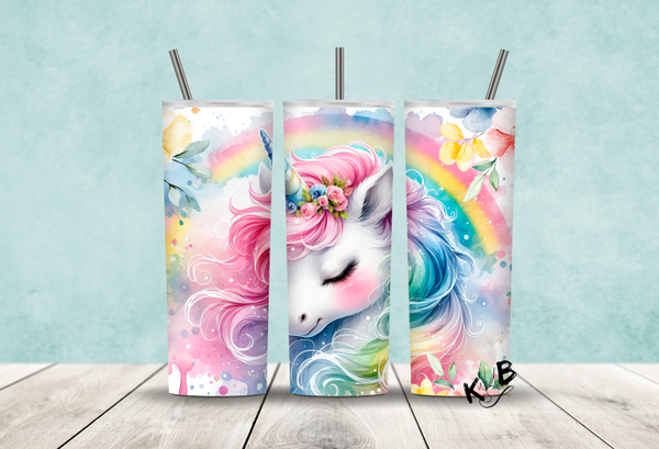 Thermobecher mit Steckdeckel "Einhorn"