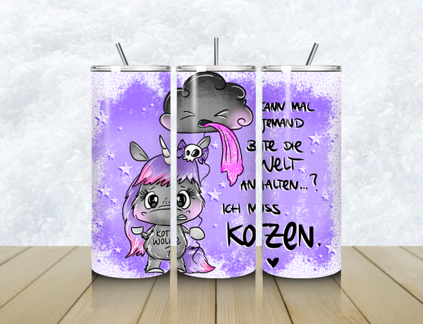 Schnubbi Thermobecher mit Steckdeckel "KOTZWOLKE 1"