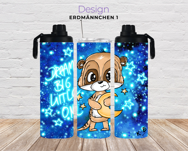 Thermobecher mit 2 Schraubverschlüssen "ERDMÄNNCHEN 1"