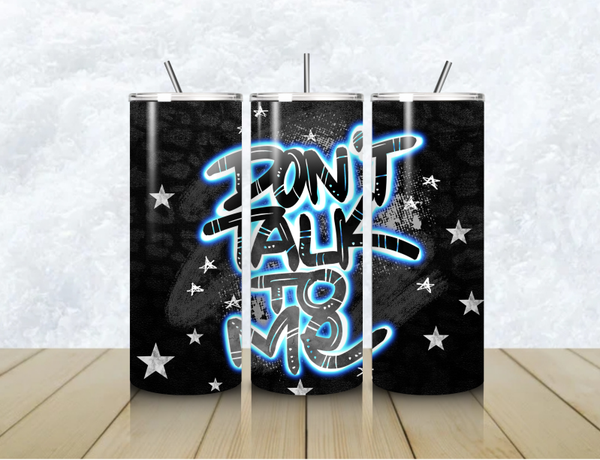Schnubbi - Design Thermobecher mit Steckdeckel  "DONT TALK TO ME 3"