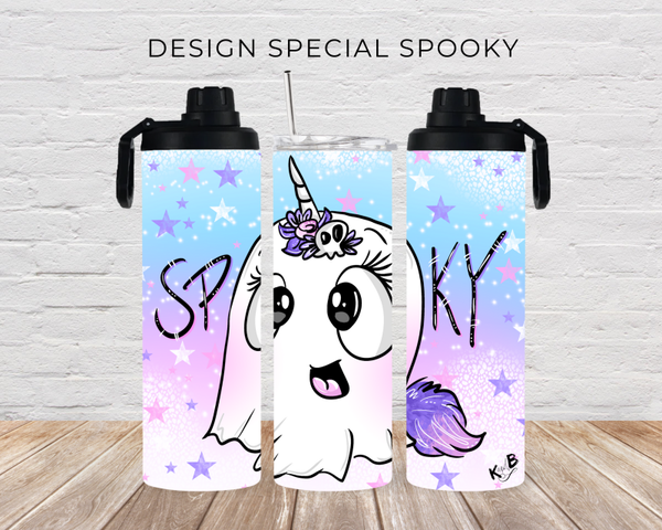 Thermobecher mit 2 Schraubverschlüssen "Design SPECIAL SPOOKY"