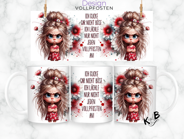 Tasse mit Motiv| Kaffeetasse | Geschenkidee - Design Vollpfosten