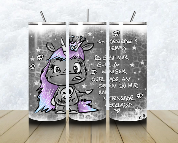 Schnubbi Thermobecher mit Steckdeckel "Design STRESS 3"