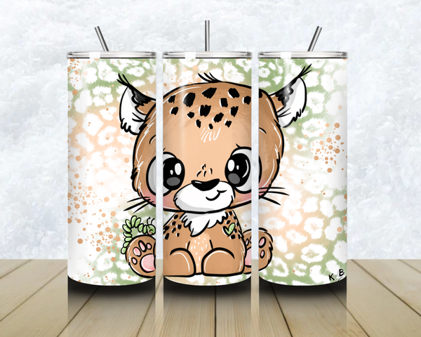 Schnubbi Thermobecher mit Steckdeckel "Design LUCHS M"