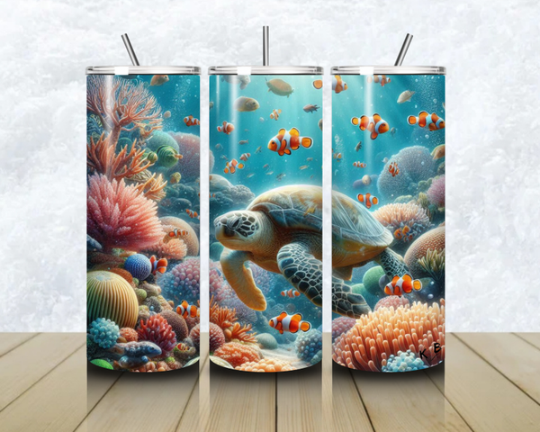 Thermobecher mit Steckdeckel "Schildkröte"