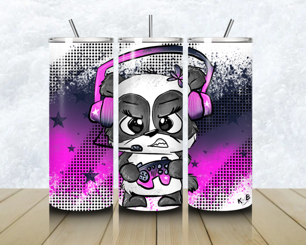 Thermobecher mit Steckdeckel "Design ICH GEH ZOCKEN GIRL 1"