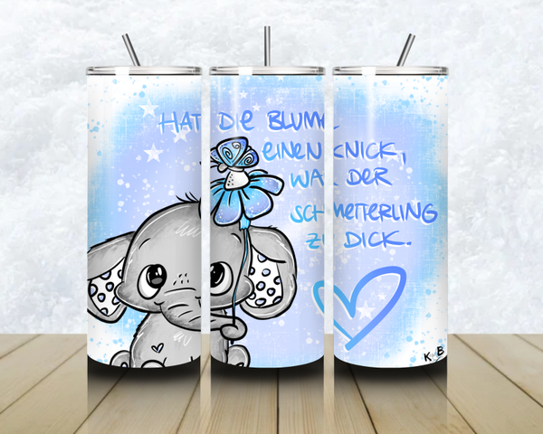 Schnubbi Thermobecher mit Steckdeckel "Design BLUMENFANTI M"