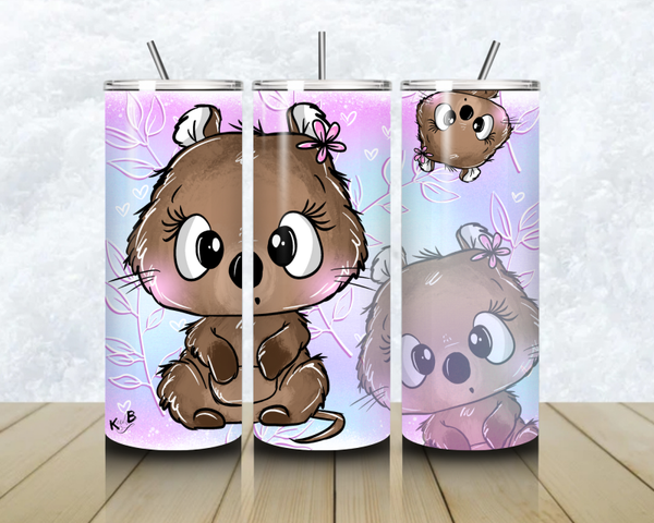 Thermobecher mit Steckdeckel "QUOKKA MÄDCHEN 2"