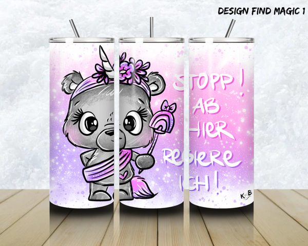 Thermobecher mit Steckdeckel "Design FIND MAGIC 1"