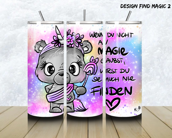 Thermobecher mit Steckdeckel "Design FIND MAGIC 2"