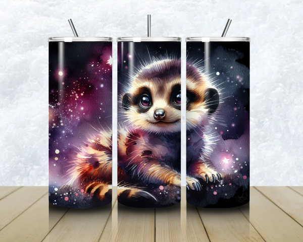 Thermobecher mit Steckdeckel Erdmännchen "Motiv 2"