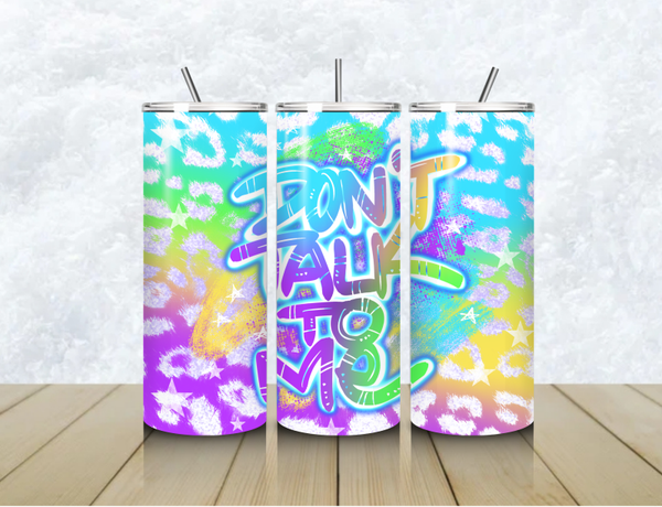 Schnubbi - Design Thermobecher mit Steckdeckel  "DONT TALK TO ME 4"