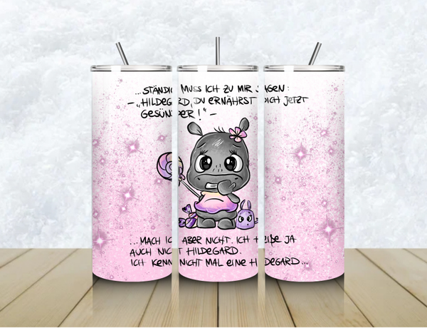 Thermobecher mit Steckdeckel " Ernährungstipps Hildegard"