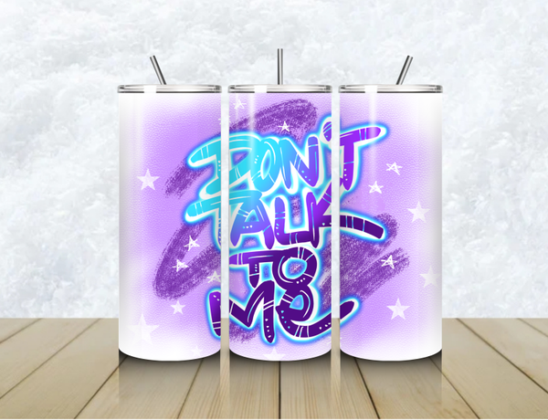 Schnubbi Thermobecher mit Steckdeckel "DONT TALK TO ME 5"