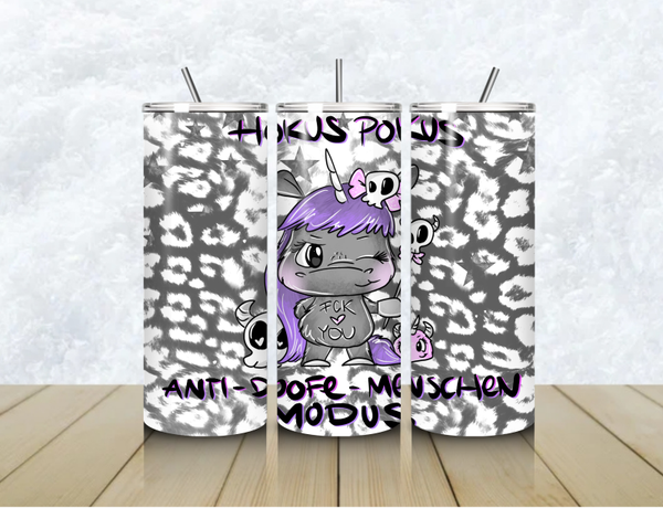 Thermobecher mit Steckdeckel "HOKUS POKUS 5"