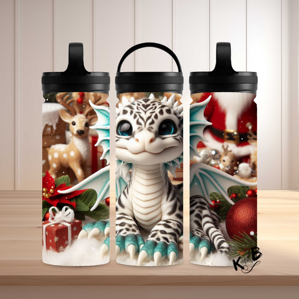 Thermoflasche "niedlicher Drache Weihnachtszauber 38"