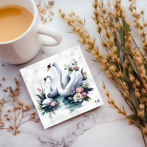 Untersetzer "Schwäne"