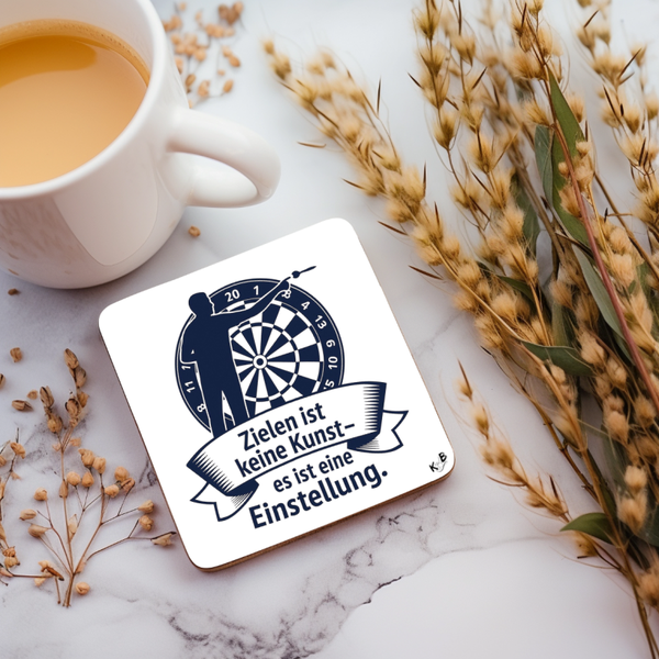 🎯 MDF-Untersetzer „Einstellungssache“