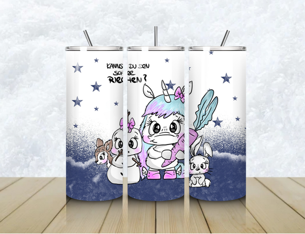 Thermobecher mit Steckdeckel "KANNST DU DEN SCHNEE RIECHEN?"