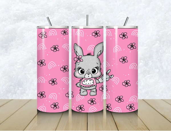 Thermobecher mit Steckdeckel "Keinmeerhasis"