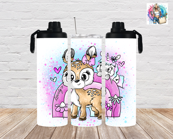 Thermobecher mit 2 Schraubverschlüssen "OVER THE RAINBOW 2"