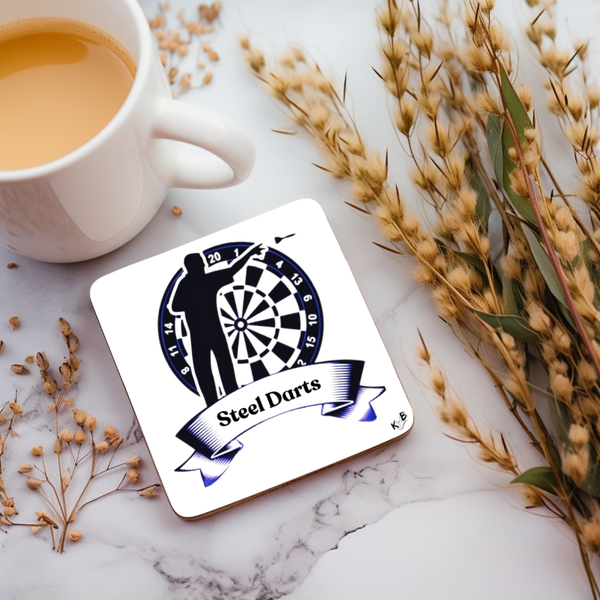 🎯 MDF-Untersetzer „Steel Darts“