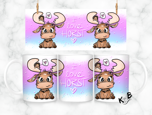 Tasse  "ELCHTASTISCH HORST"