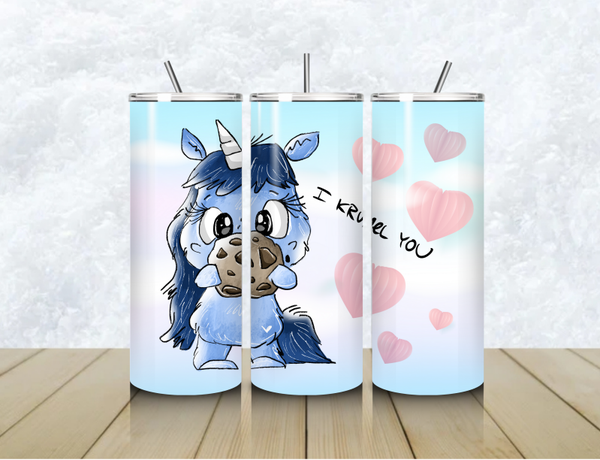 Thermobecher mit Steckdeckel "I KÜMEL YOU"