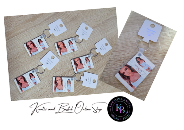 Schlüsselanhänger sublimiert mit Wunschmotiv – Handmade mit Liebe