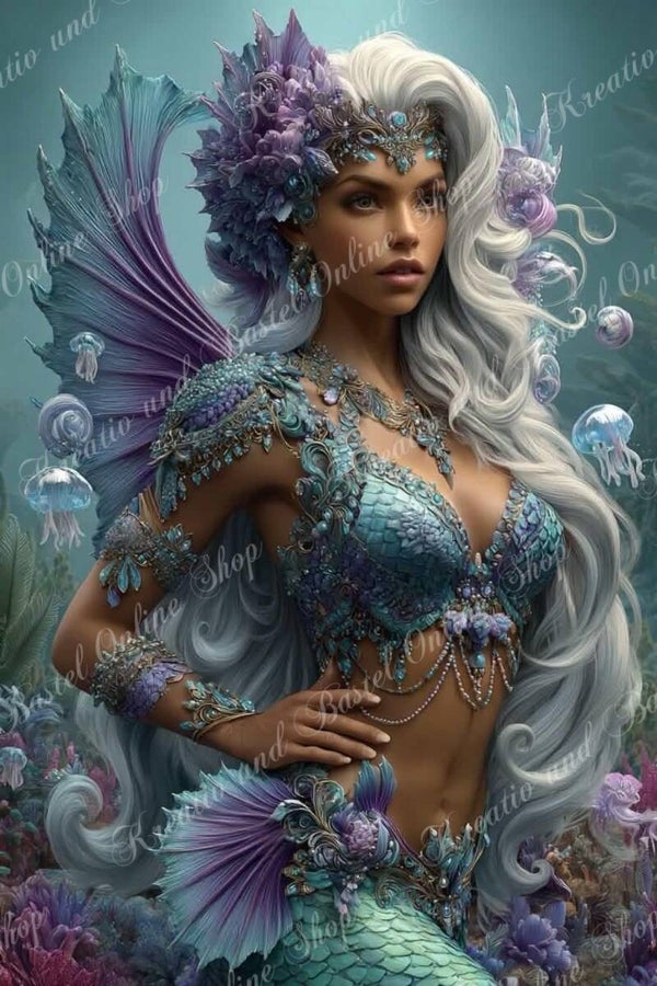 💎 Diamond Painting Meereskönigin“ – ein Kunstwerk von Maggie