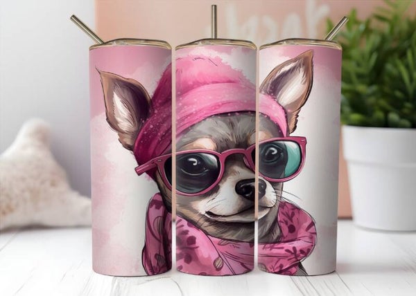 Thermobecher mit Steckdeckel "Hund"