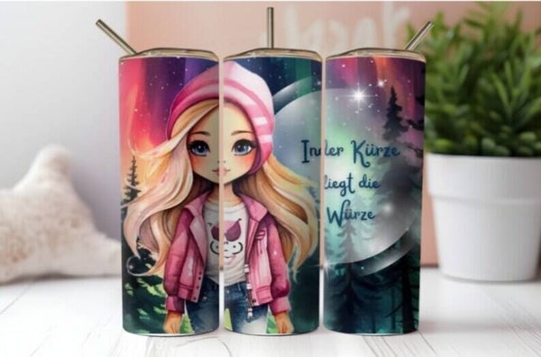 Thermobecher "In der Kürze liegt die Würze"