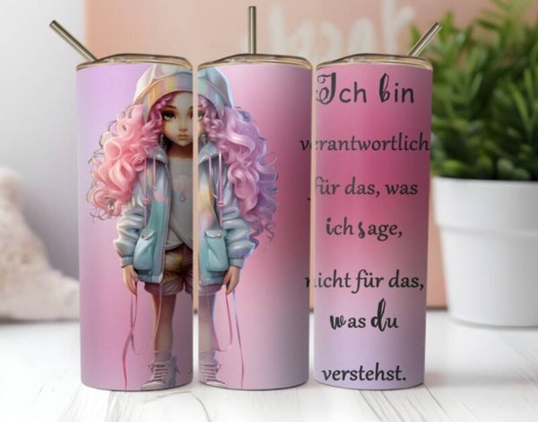 Thermobecher "Ich bin verantwortlich für das was ich sage, nicht für das was, du verstehst."