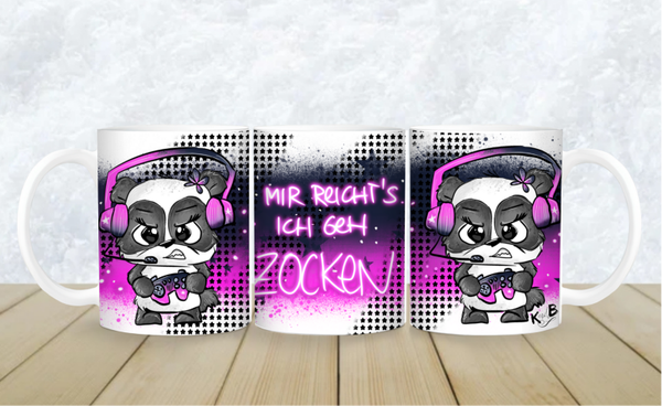 Tasse "Mir reichts. Ich geh Zocken Girl"