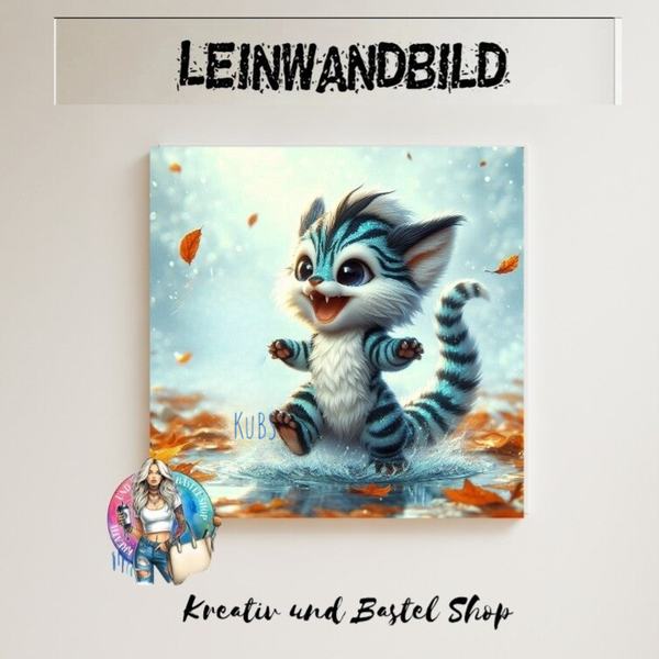 Leinwand "Tiger - Drache"