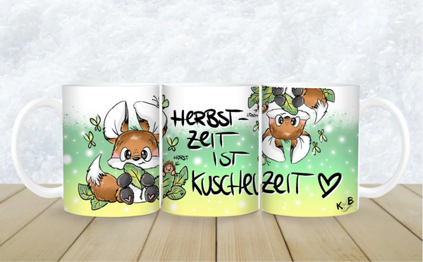 Tasse "Herbstzeit ist Kuschelzeit"