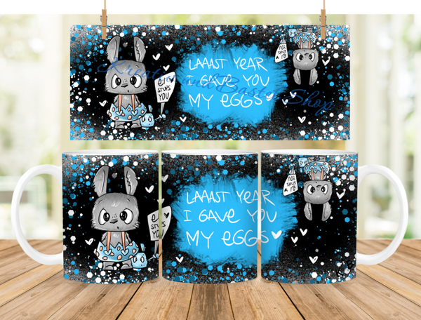 Tasse Design 2 aus dem Set Ei Stups you (blau)