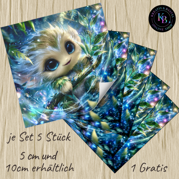 Release Paper Motiv "Lino - Der kleine Waldkobold"