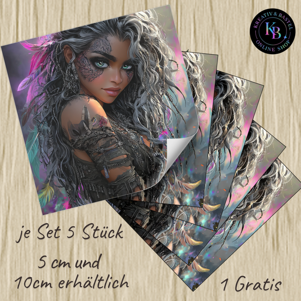 Release Paper Motiv "Aiyana - Herrscherin des Waldes"