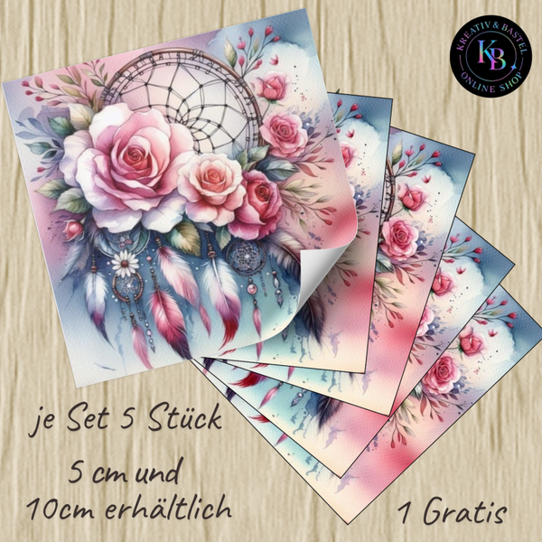 Release Paper Motiv "Dream of Roses - Traumhafter Traumfänger"