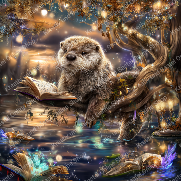 🌙 Diamond Painting „Der Hüter der Wasserlegenden“ by Lisa AI