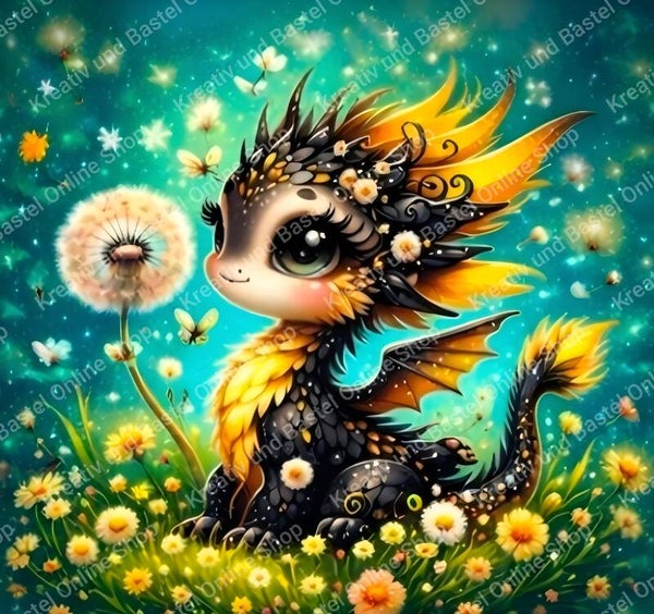 🌙 Diamond Painting „Löwenzahnzauber“ by Sternchen