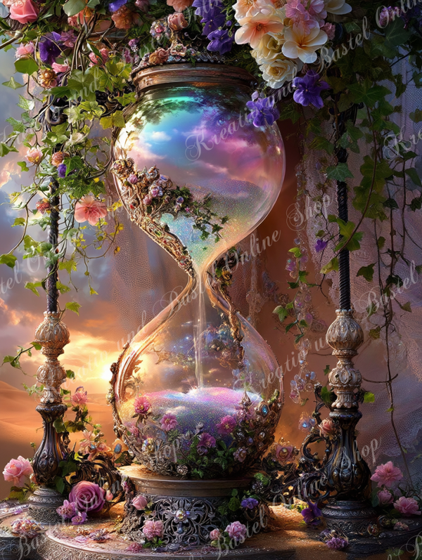 🌙 Diamond Painting „Magie der fließenden Zeit“ by ManuVany A.i
