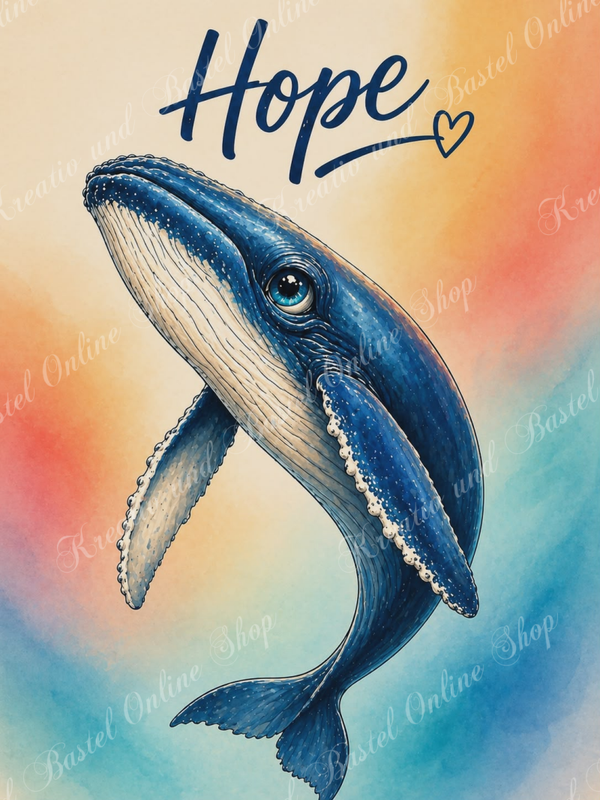 💎 Diamond Painting „Hope“ –  Sternchen