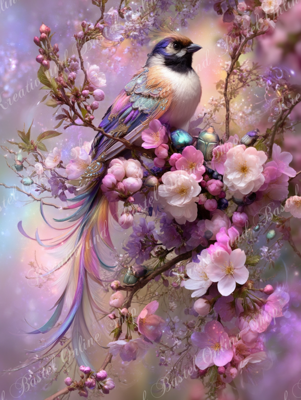 💎 Diamond Painting „Blütenzauber der Morgenmelodie“ by ManuVany A.i