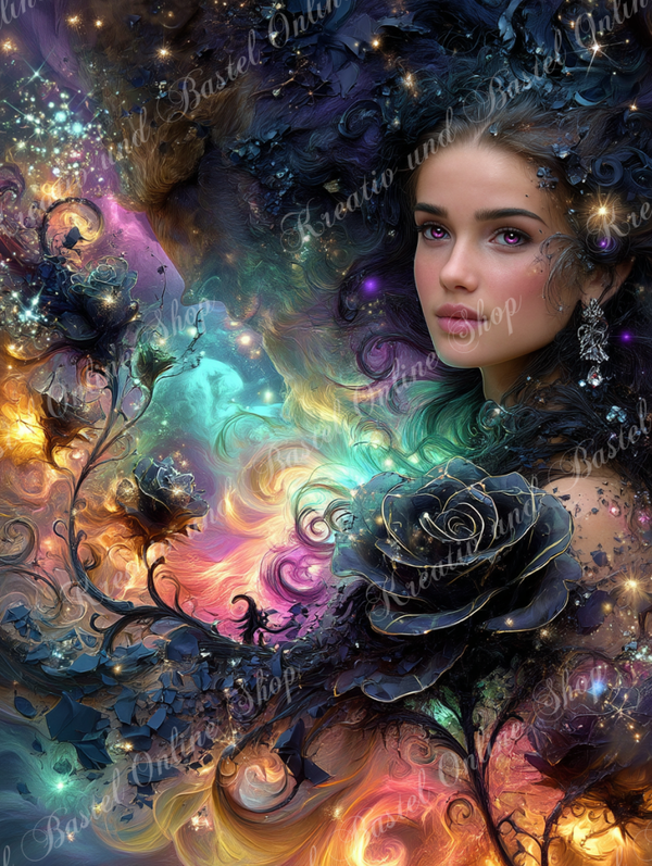 💎 Diamond Painting „Magie der Seelenblüte“ by ManuVany A.i