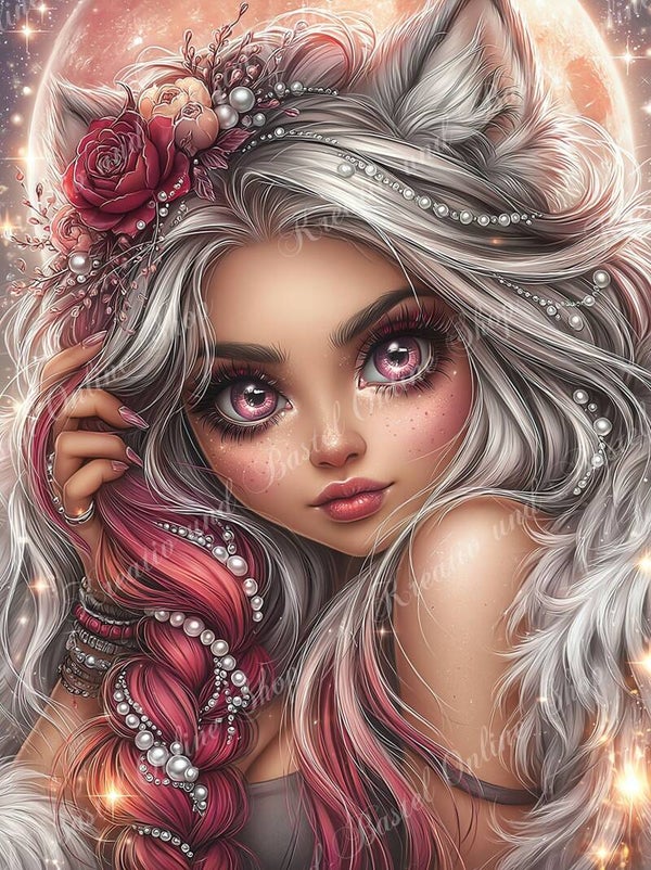 💎 Diamond Painting „Rosenzauber der sanften Seele“ – by Sweet_Loco_AI