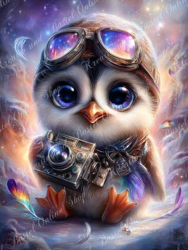 💎 Diamond Painting „Kleiner Entdecker der Sternenwelt“ – by illumaris KI_Art